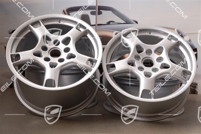 19-inch Carrera S wheel set, 8J x 19 ET57 + 11J x 19 ET67