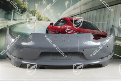 Rear bumper, C2/C2S, with Sports exhaust system, with ParkAssist and reversing camera