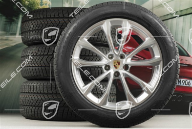 19-inch "Macan Design" winter wheels set, rims 8,5J x 19 ET21 + 9J x 19 ET21 + Pirelli winter tyres 235/55 R19 + 255/50 R19, with TPMS