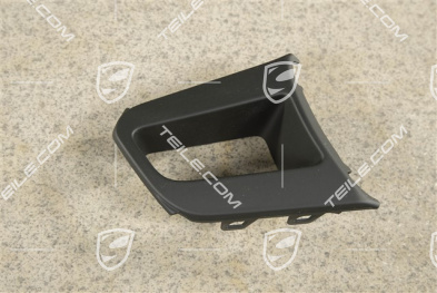 Trim, Rear, Sports Steering wheel, Black, L