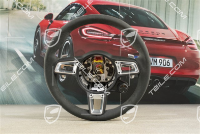 Kierownica sportowa GT, PDK, Alcantara, czarna, Sport Chrono Plus