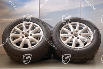 18" Cayenne Sommerräder Satz, Felgen 8J x 18 ET53 + Reifen Continental 255/55 R18