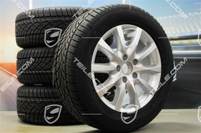18" Cayenne komplet kół zimowych, felgi 8J x 18 ET53 + opony zimowe Dunlop SP Winter Sport 3D 255/55 R18, bez czujników RDK