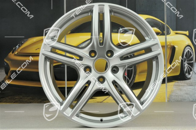 20" Felgensatz Panamera Turbo, 9,5J x 20 ET71 + 11,5J x 20 ET68, Brilliantchromlack