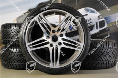 19-inch winter wheel set Turbo (4 wheels + 4 tyres),8,5J x 19 ET56 + 11J x 19 ET51, 235/35R19 + 295/30R19, with TPM