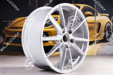 20"+21" Felgensatz Carrera S, Felgen 8,5J x 20 ET53 + 11J x 21 ET66, Brillantchromlack