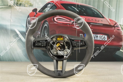 Kierownica multifunkcyjna, PDK, Sport Chrono Package Plus, Alcantara/Carbon, czarna