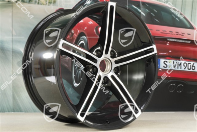 21" Felga Mission E Design, 11,5J x 21 ET66, czarny wysoki połysk